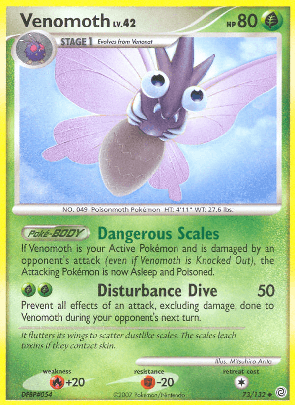 Venomoth Pokémon card
