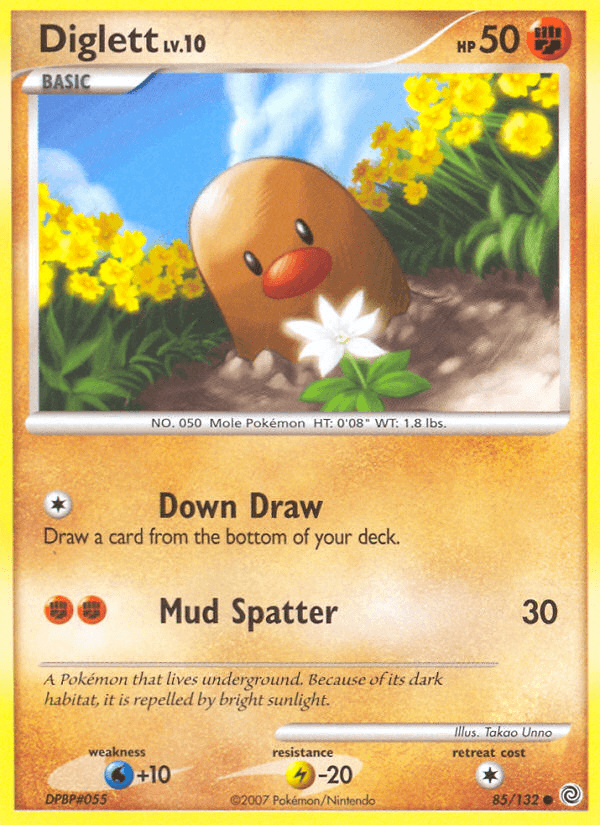 Diglett Pokémon card