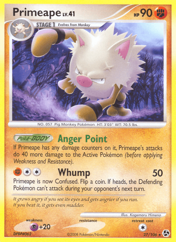 Primeape Pokémon card