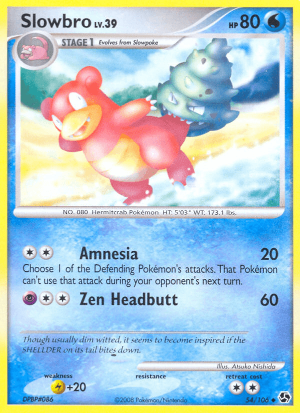 Slowbro Pokémon card