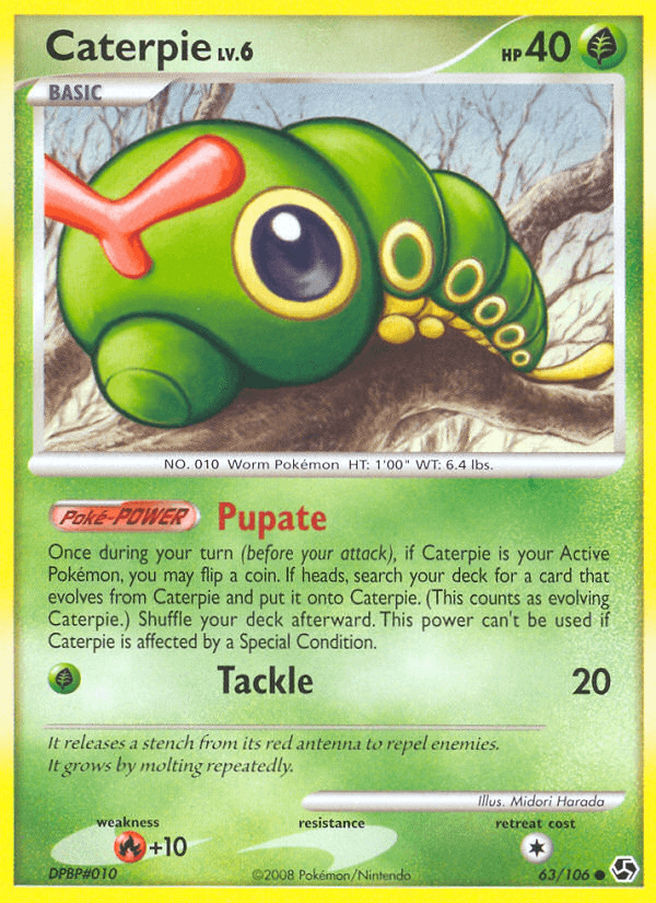Caterpie Pokémon card
