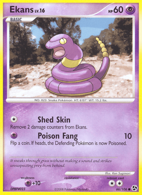 Ekans Pokémon card