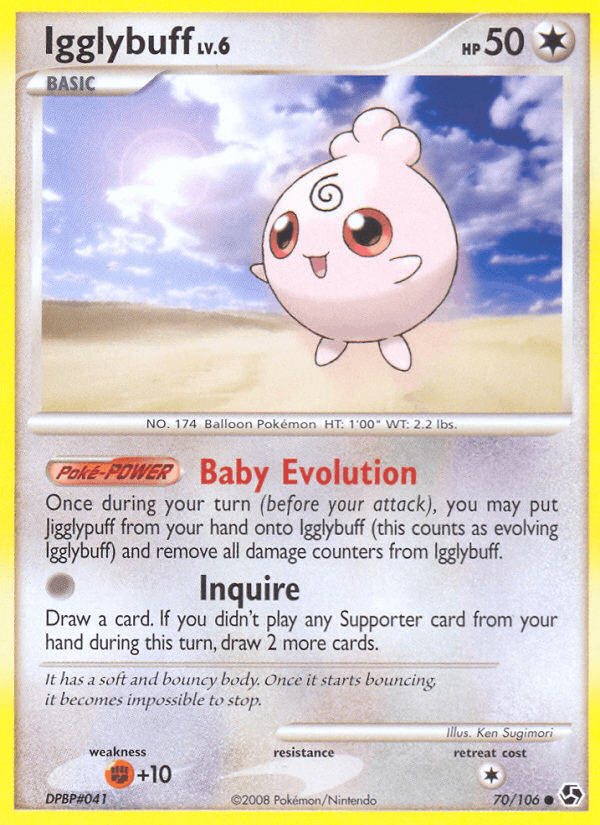 Igglybuff Pokémon card