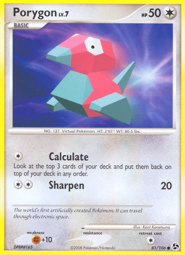 Porygon Pokémon card