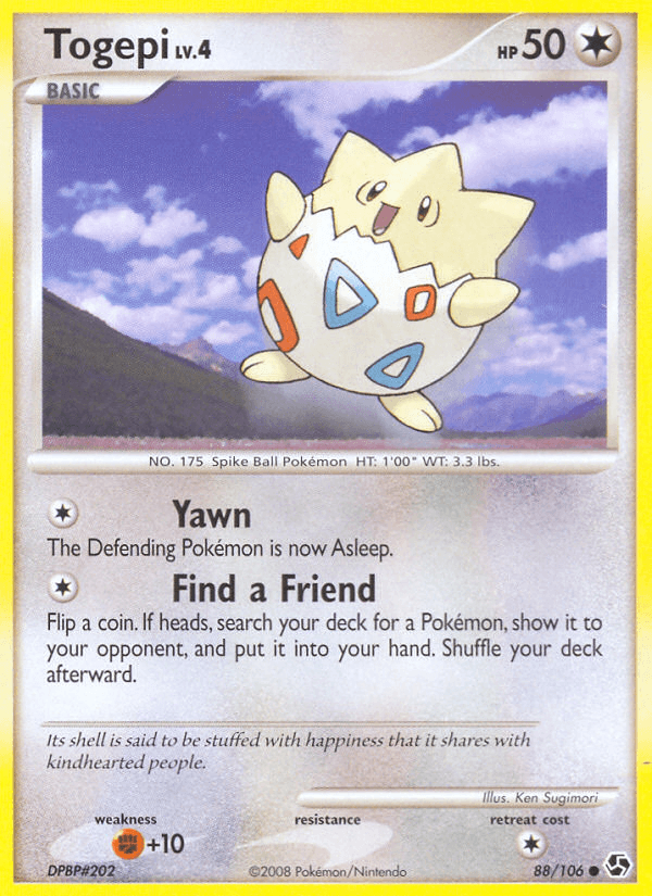 Togepi Pokémon card