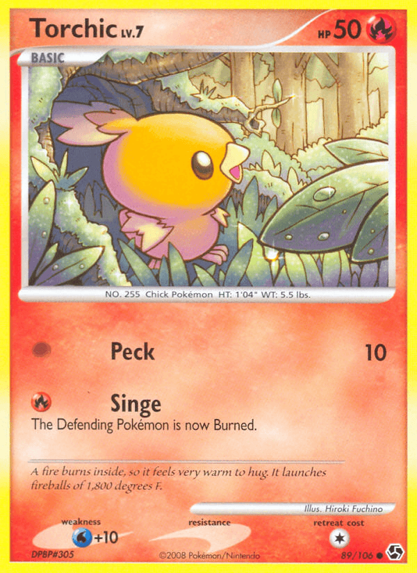 Torchic Pokémon card