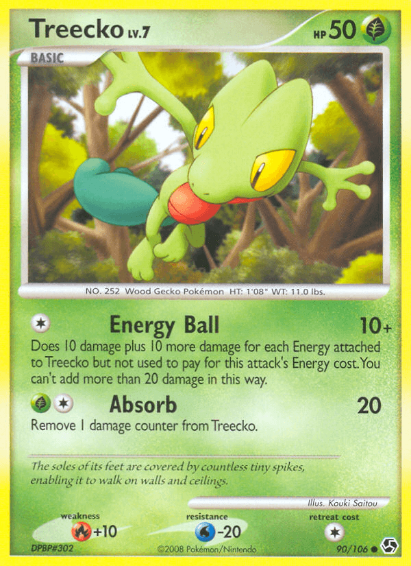 Treecko Pokémon card
