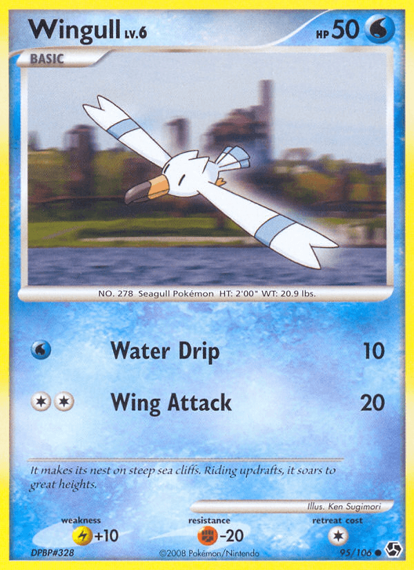 Wingull Pokémon card