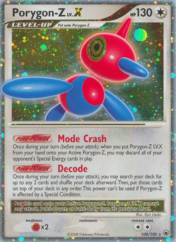 Porygon-Z LV.X Pokémon card