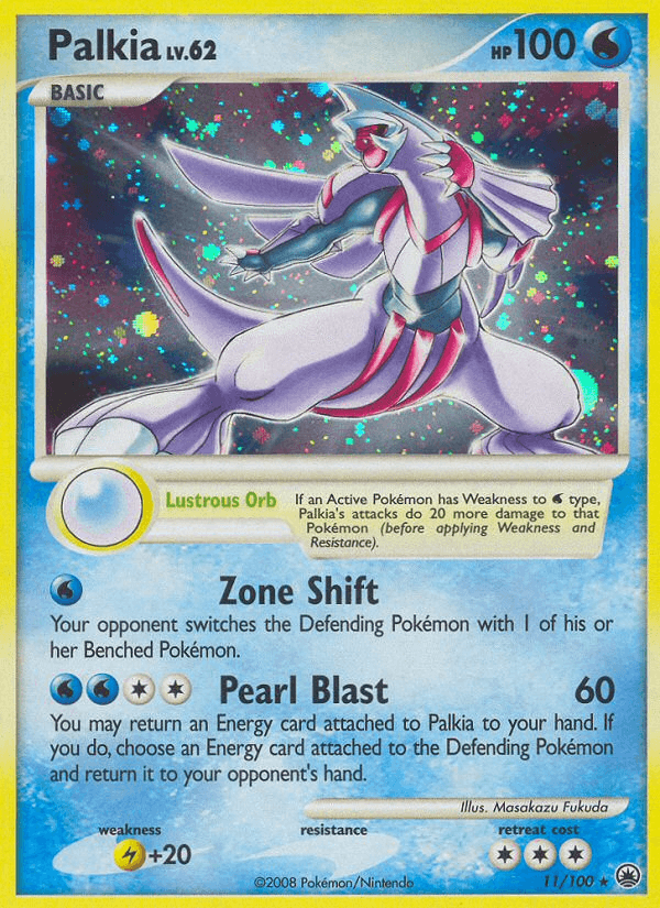 Palkia Pokémon card