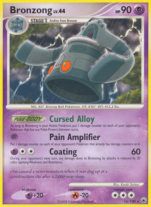 Bronzong Pokémon card