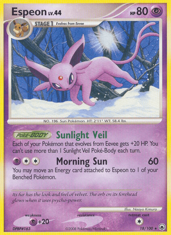 Espeon Pokémon card