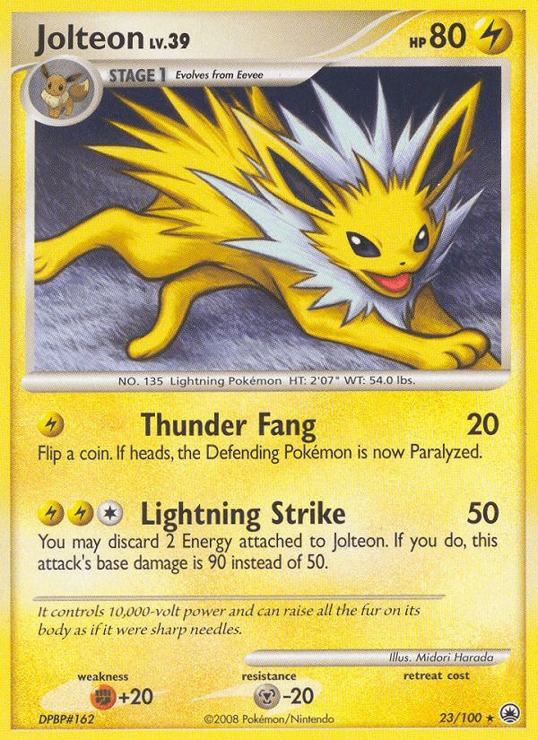 Jolteon Pokémon card