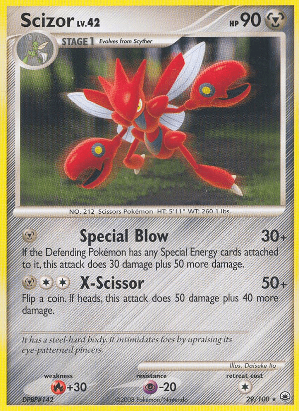 Scizor Pokémon card