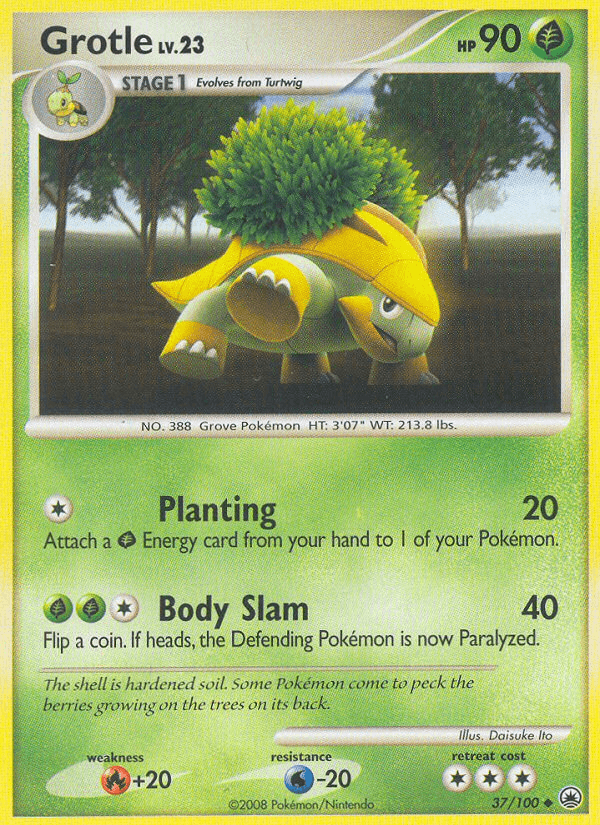Grotle Pokémon card
