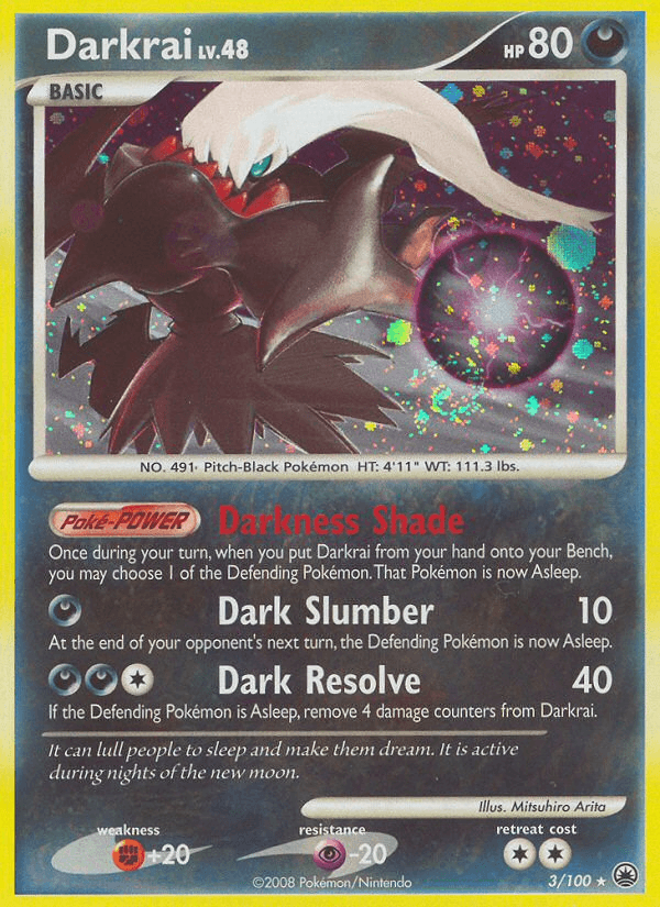 Darkrai Pokémon card