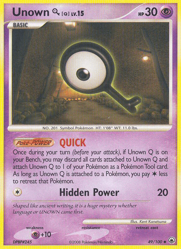Unown [Q] Pokémon card