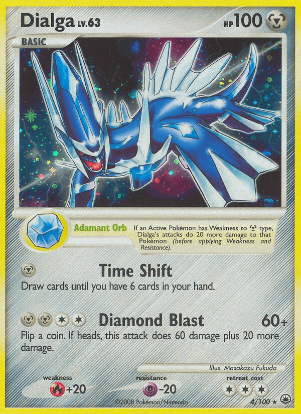 Dialga Pokémon card