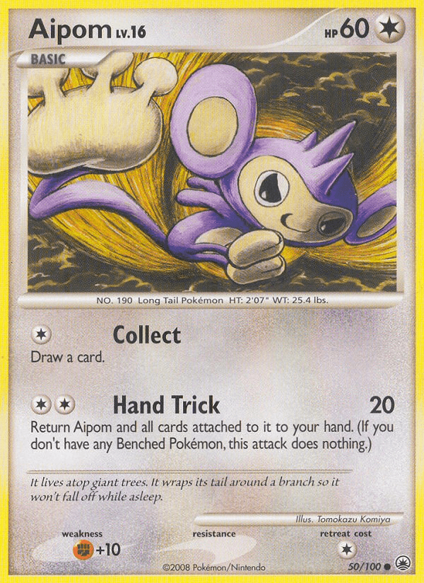Aipom Pokémon card