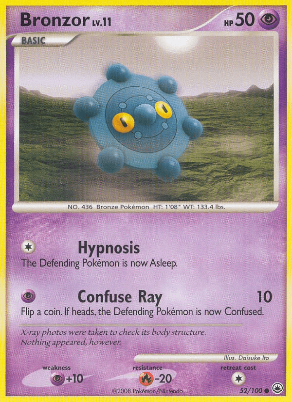 Bronzor Pokémon card