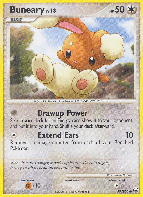 Buneary Pokémon card