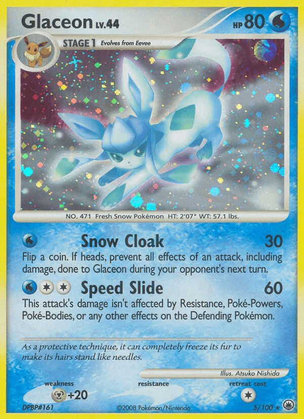 Glaceon Pokémon card