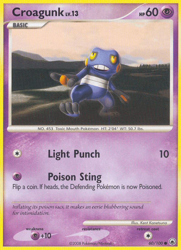 Croagunk Pokémon card