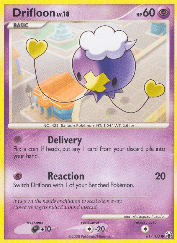 Drifloon Pokémon card