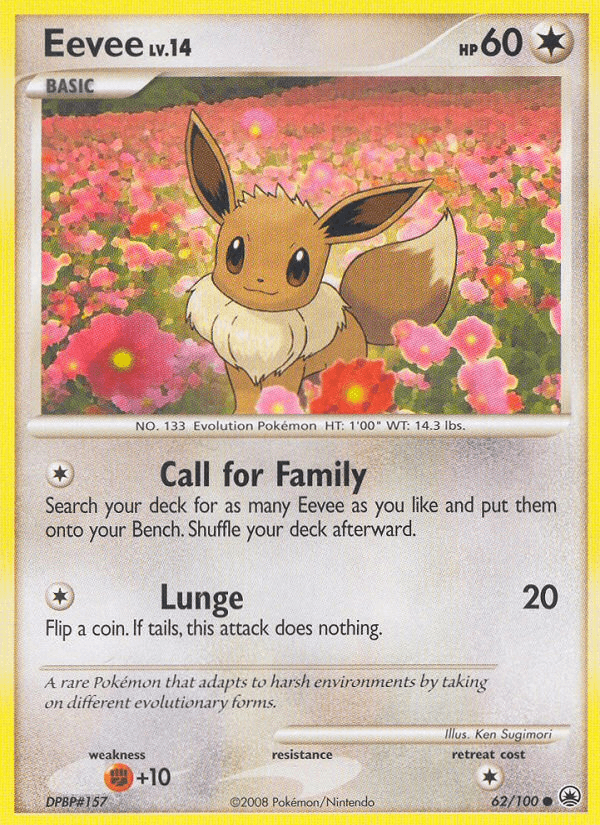 Eevee Pokémon card
