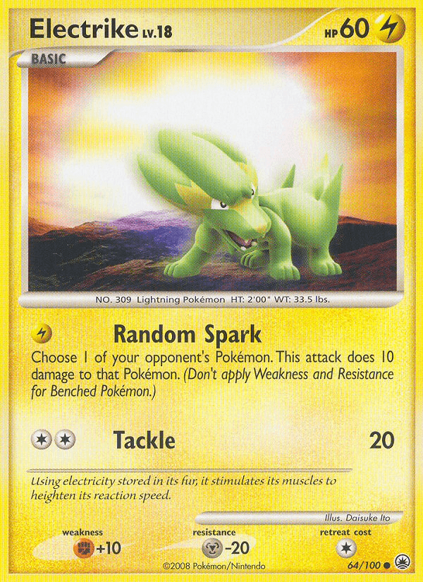 Electrike Pokémon card