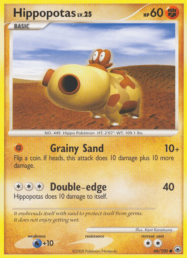 Hippopotas Pokémon card