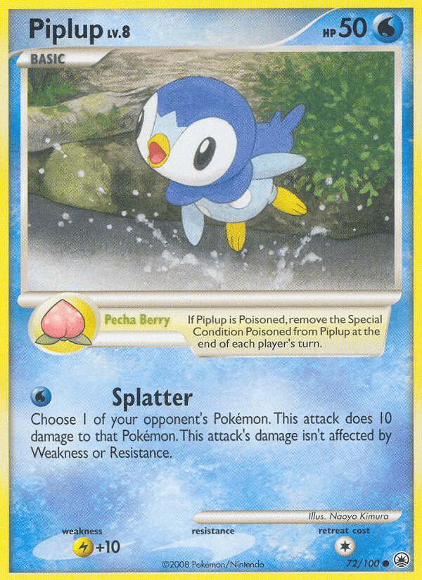 Piplup Pokémon card