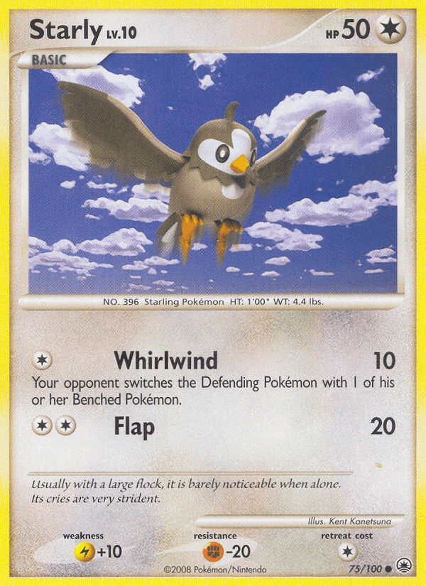 Starly Pokémon card