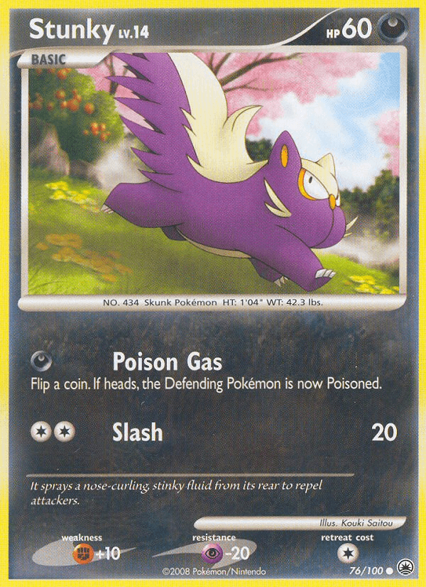 Stunky Pokémon card