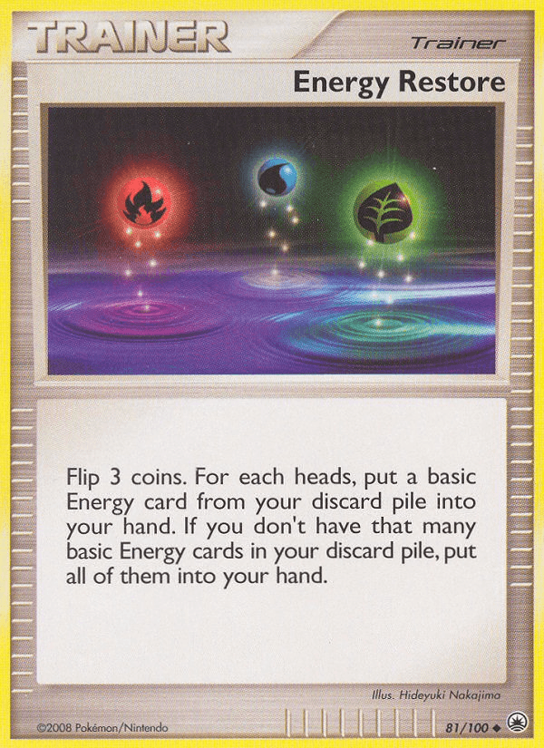 Energy Restore Pokémon card