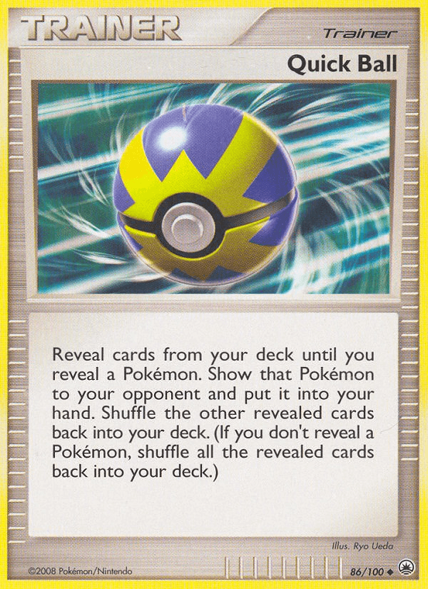 Quick Ball Pokémon card