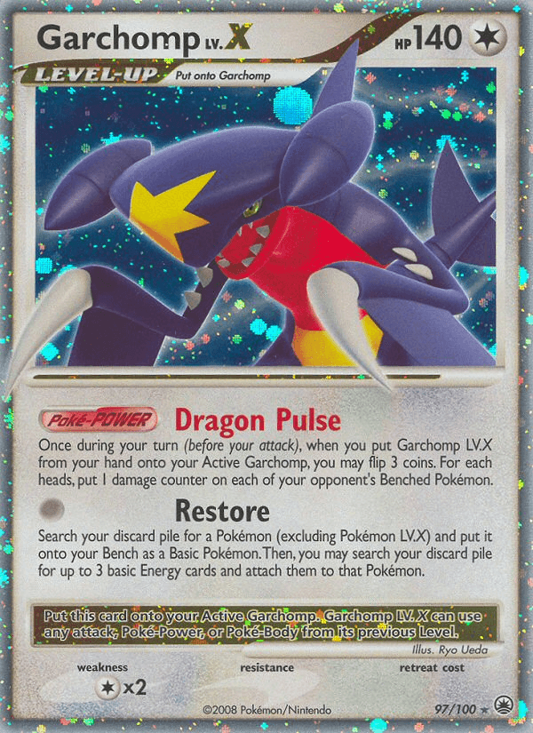 Garchomp LV.X Pokémon card