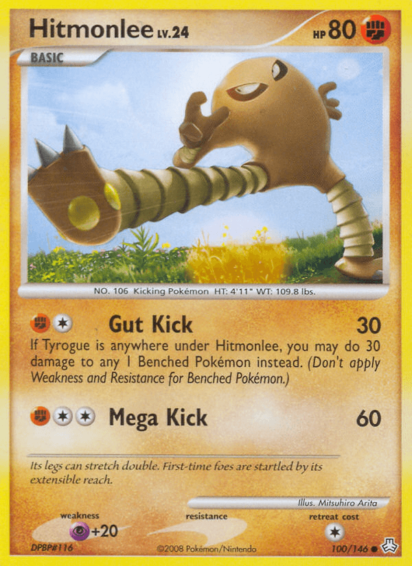 Hitmonlee Pokémon card