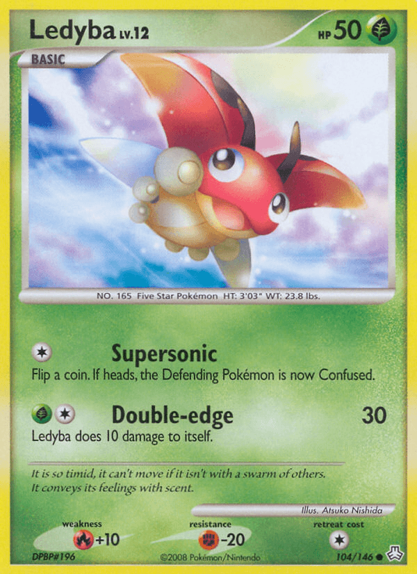 Ledyba Pokémon card