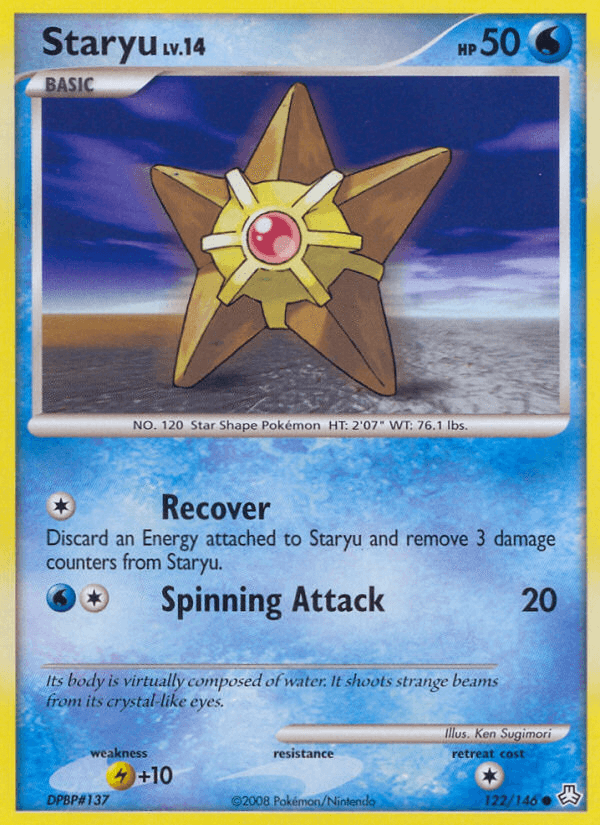 Staryu Pokémon card