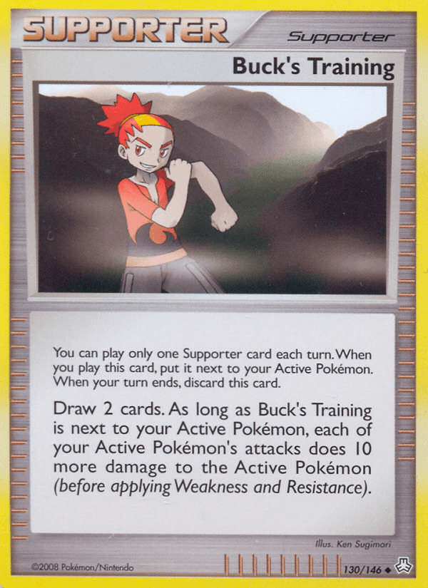 Buck's Training Pokémon card