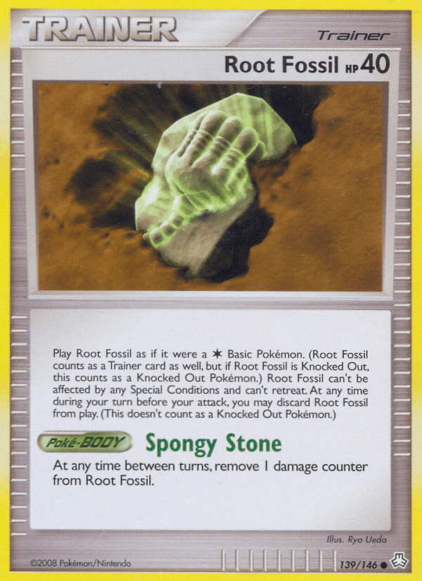 Root Fossil Pokémon card