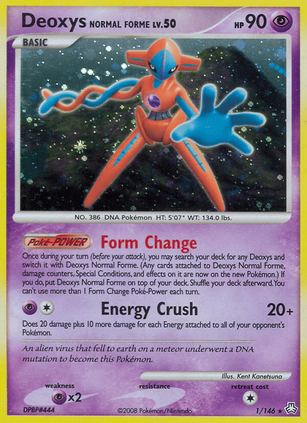 Deoxys Normal Forme from Legends Awakened