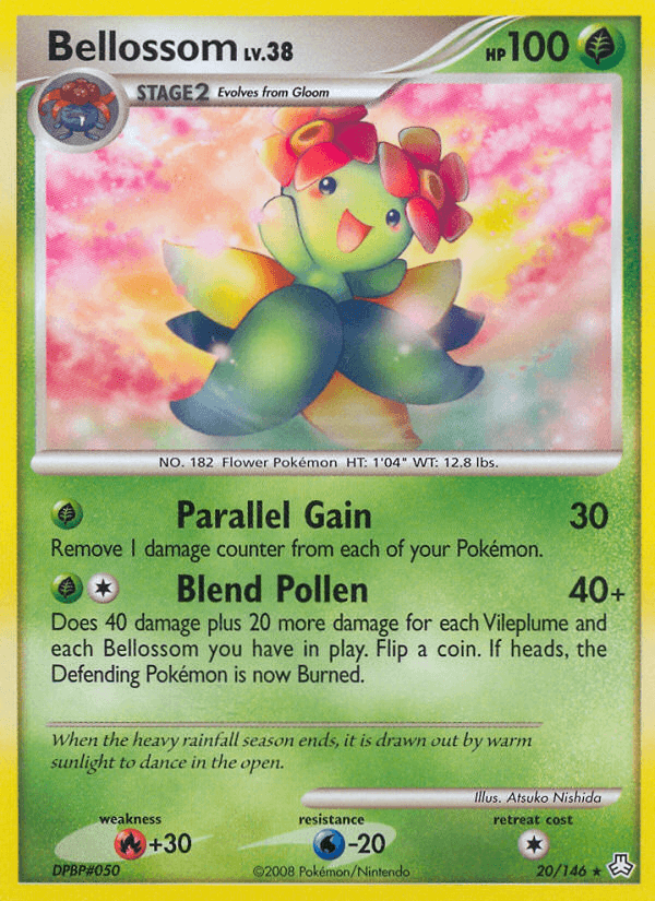 Bellossom Pokémon card
