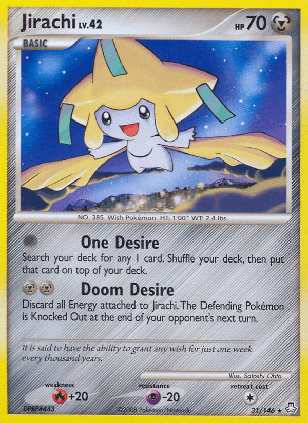 Jirachi Pokémon card