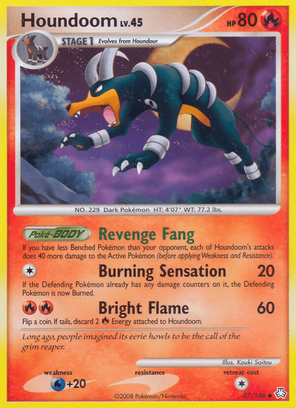 Houndoom Pokémon card