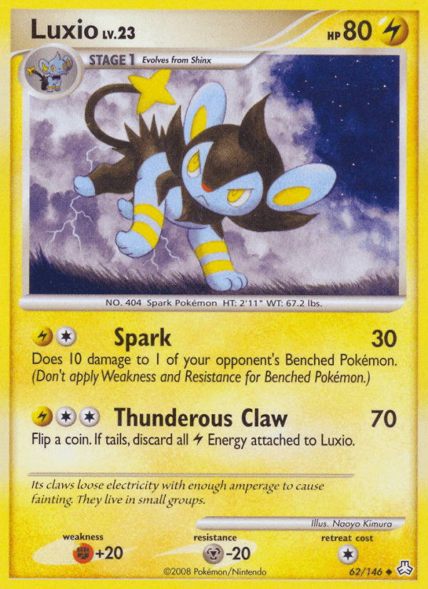 Luxio Pokémon card