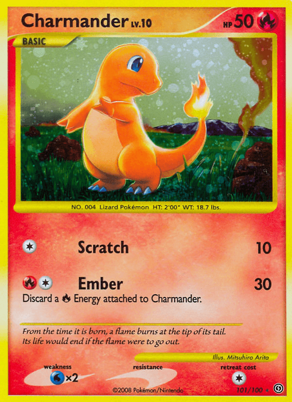 Charmander Pokémon card