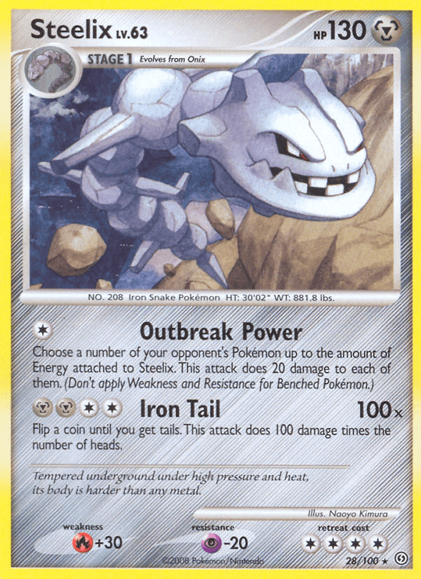 Steelix Pokémon card