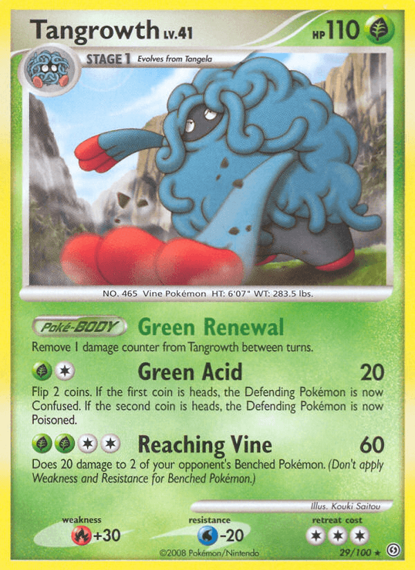 Tangrowth Pokémon card